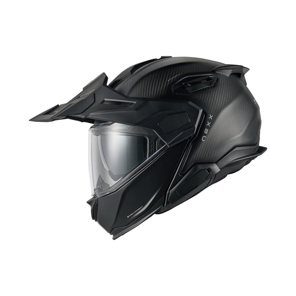 carbon motorcycle helmets uk X.LIFECOUNTRY Carbon Modular Adventure Helmet