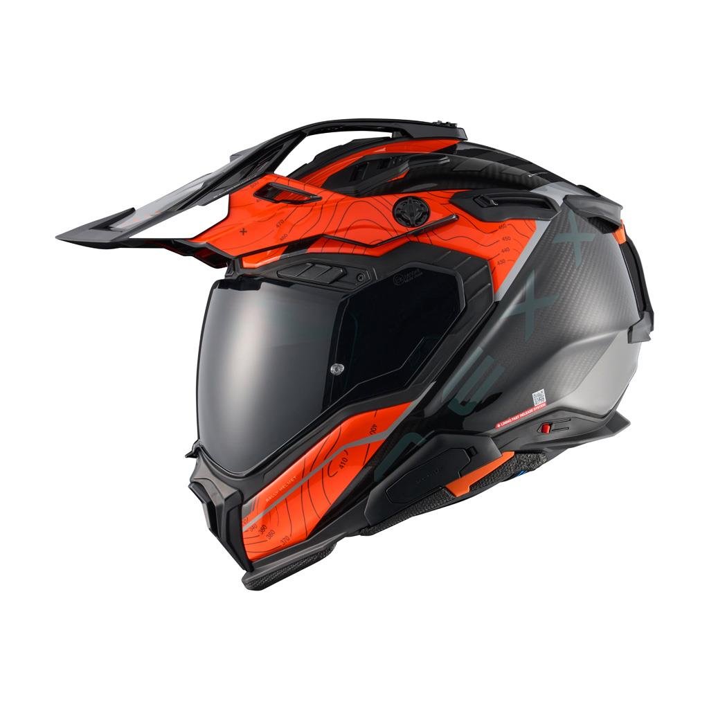 carbon fibre motorcycle helmets uk X.WED3 Carbon Full-Face Adventure Helmet